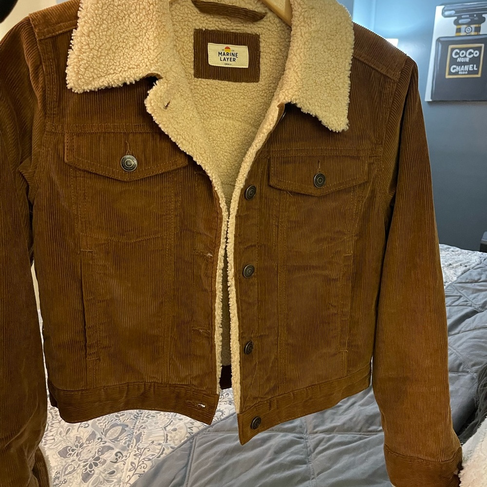 Marine Layer Brown Corduroy Jacket